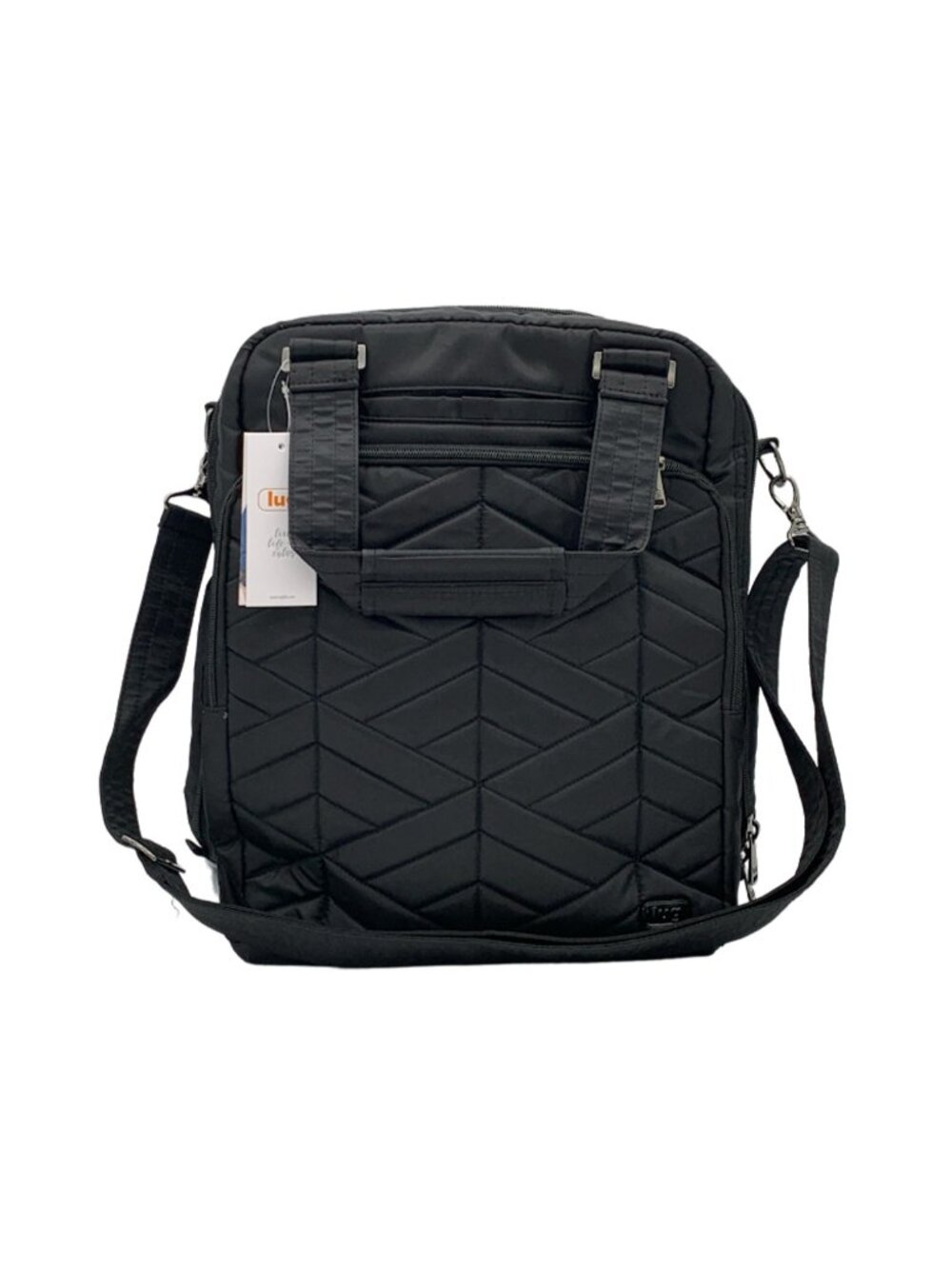 Lug Ranger XL Quilted Tote - Unisex Multi-Pocket with Adjustable Strap and Troll